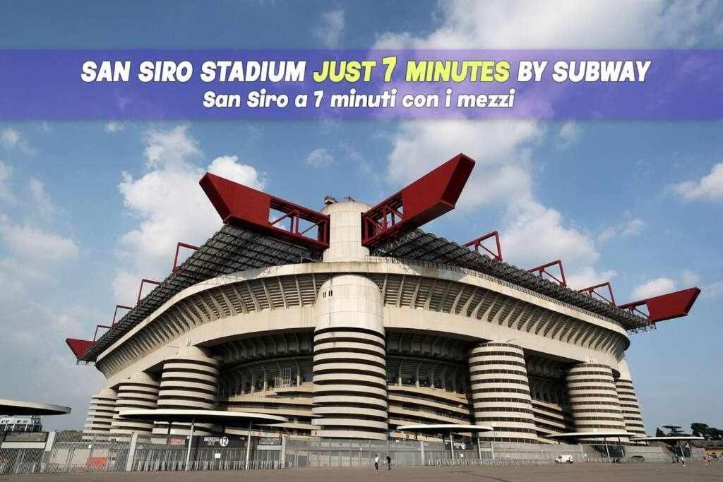 San Siro A 7 Minuti Stanza Top Con Zone Comuni Milán Exterior foto